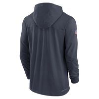 Men's Nike Navy Houston Texans Sideline Performance Long Sleeve T-Shirt Size: Medium