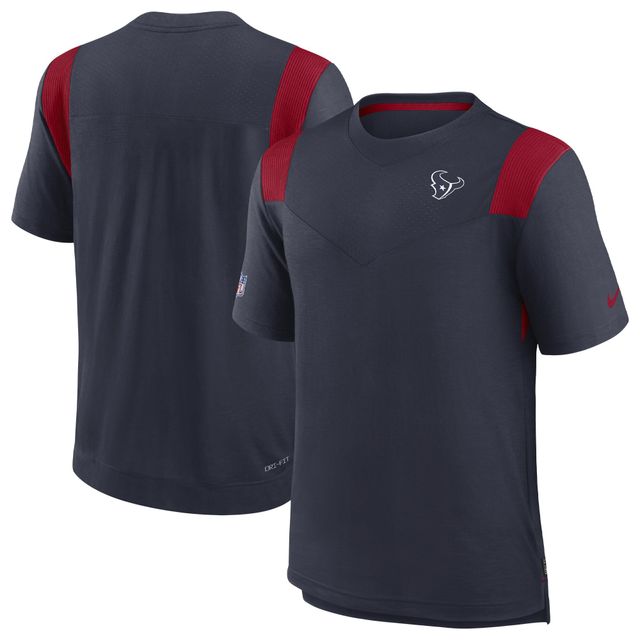 T-shirt pour homme Nike Houston Texans Sideline Tonal Logo Performance Player - Bleu marine