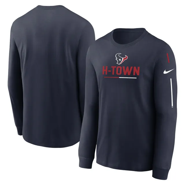 Seattle Seahawks Nike Team Slogan Long Sleeve T-Shirt - College Navy