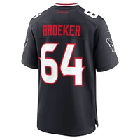 Men's Nike Nick Broeker  Navy Houston Texans Team Game Jersey