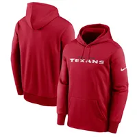 Men's Nike Red Tampa Bay Buccaneers Fan Gear Wordmark Performance Pullover Hoodie Size: Large