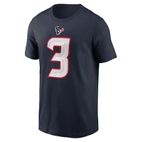 Men's Nike Tank Dell Navy Houston Texans Player Name & Number T-Shirt