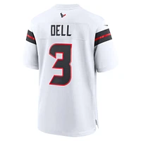 Maillot de jeu Nike Tank Dell blanc pour homme des Houston Texans