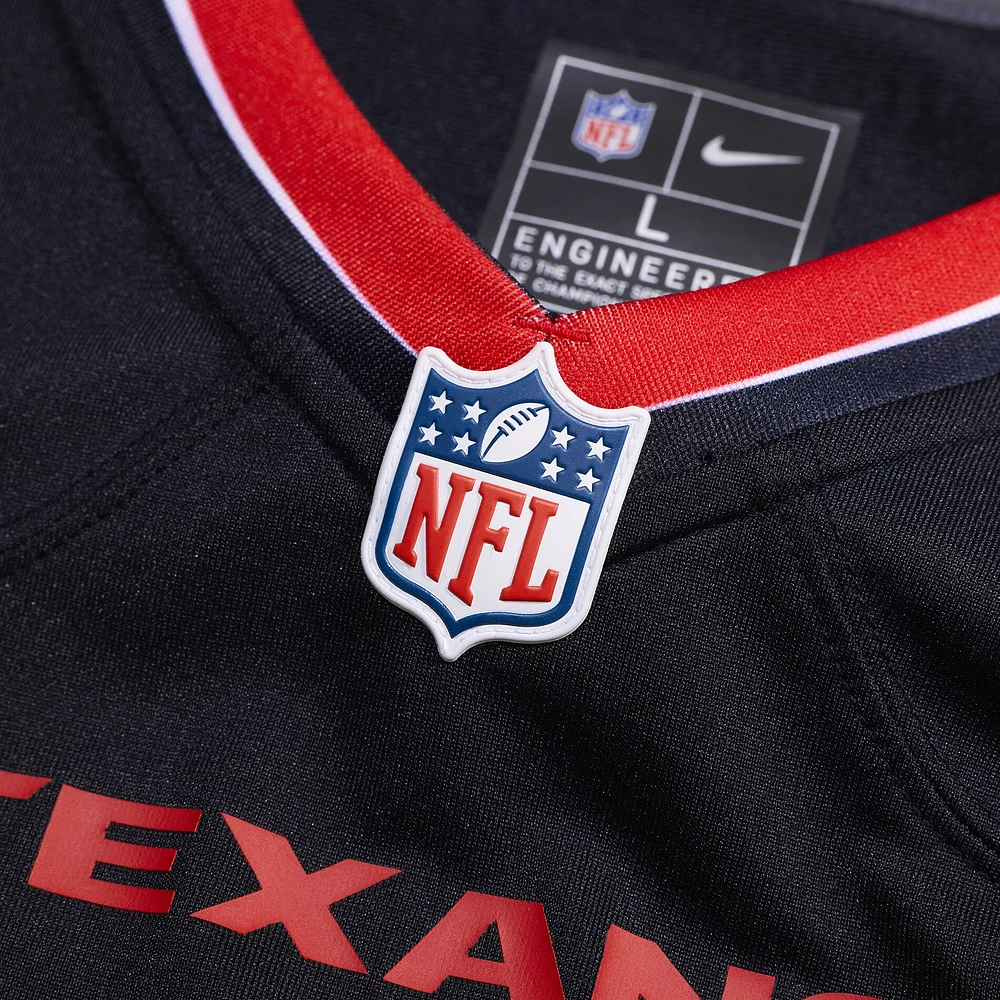 Men's Nike Tucker Addington  Navy Houston Texans Team Game Jersey