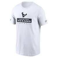 Men's Nike White Houston Texans Sideline Performance T-Shirt