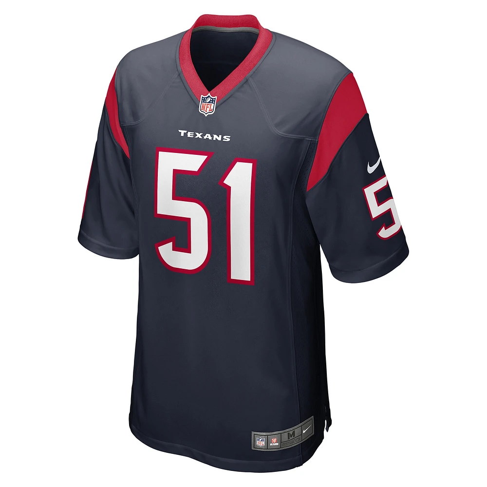 Men's Nike Will Anderson Jr. Navy Houston Texans  Game Jersey