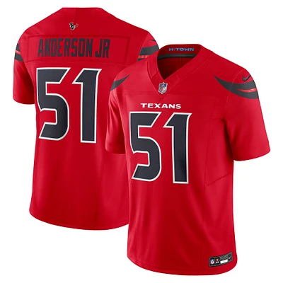 Maillot Nike Will Anderson Jr. rouge pour homme des Houston Texans Alternate Vapor F.U.S.E. Limited