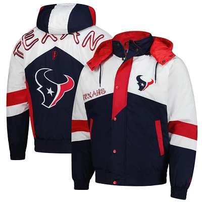 Men's Pro Player Navy Houston Texans Shoulder To Raglan Full-Zip Jacket