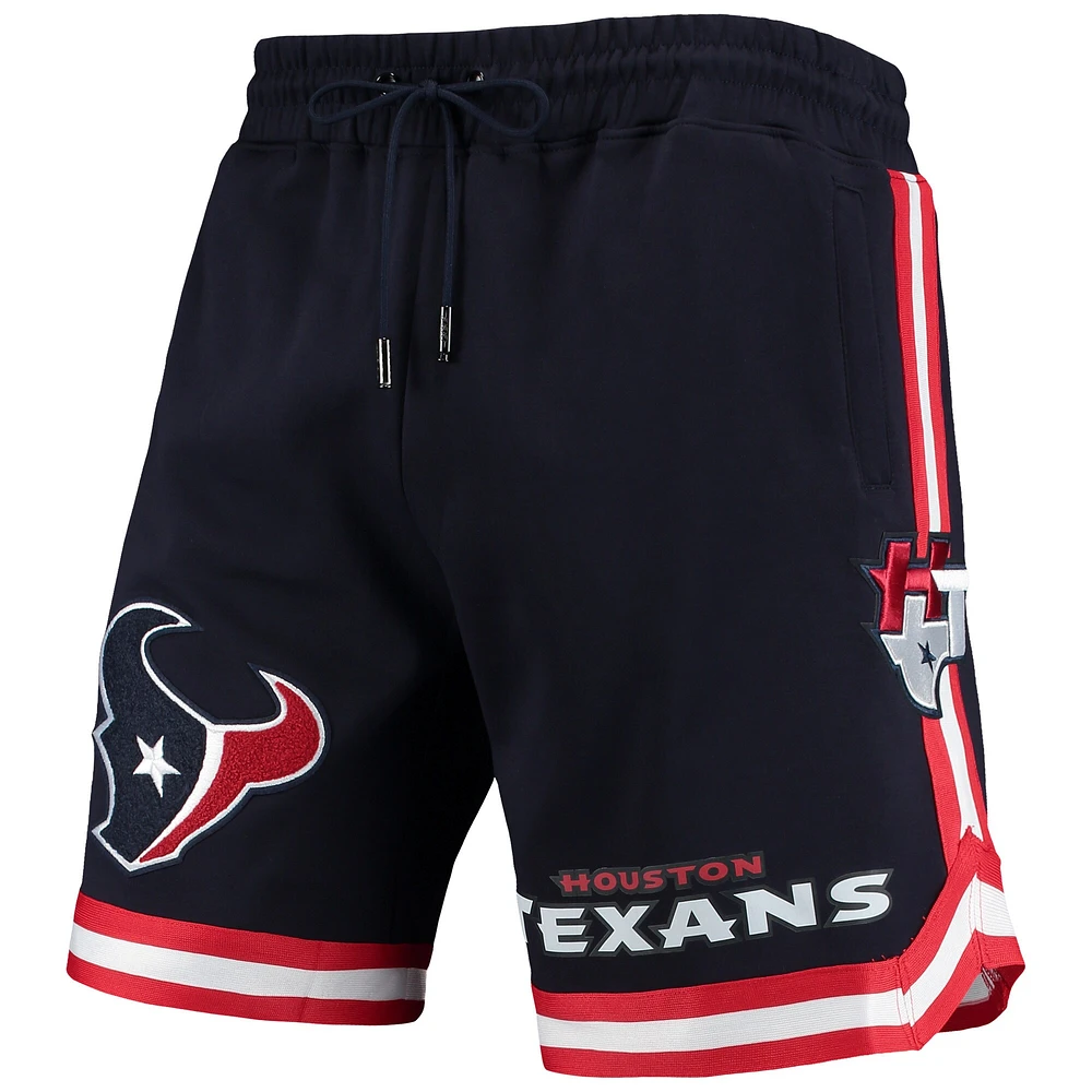 Short Houston Texans Core Pro Standard bleu marine pour homme