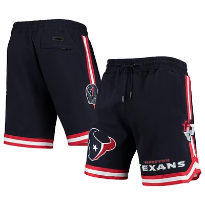 Short Houston Texans Core Pro Standard bleu marine pour homme