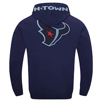 Men's Pro Standard Navy Houston Texans H-Town Pullover Hoodie