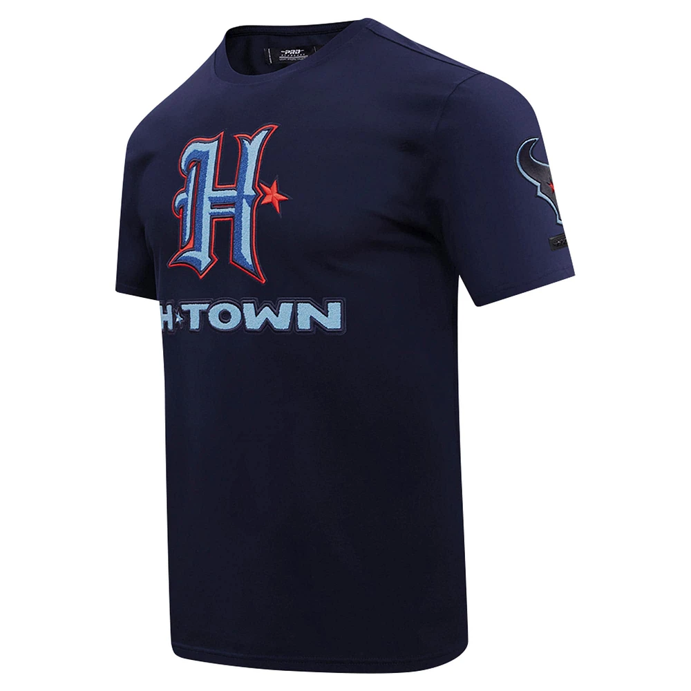 Men's Pro Standard Navy Houston Texans H-Town T-Shirt