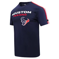 T-shirt rayé Pro Standard bleu marine Houston Texans pour hommes