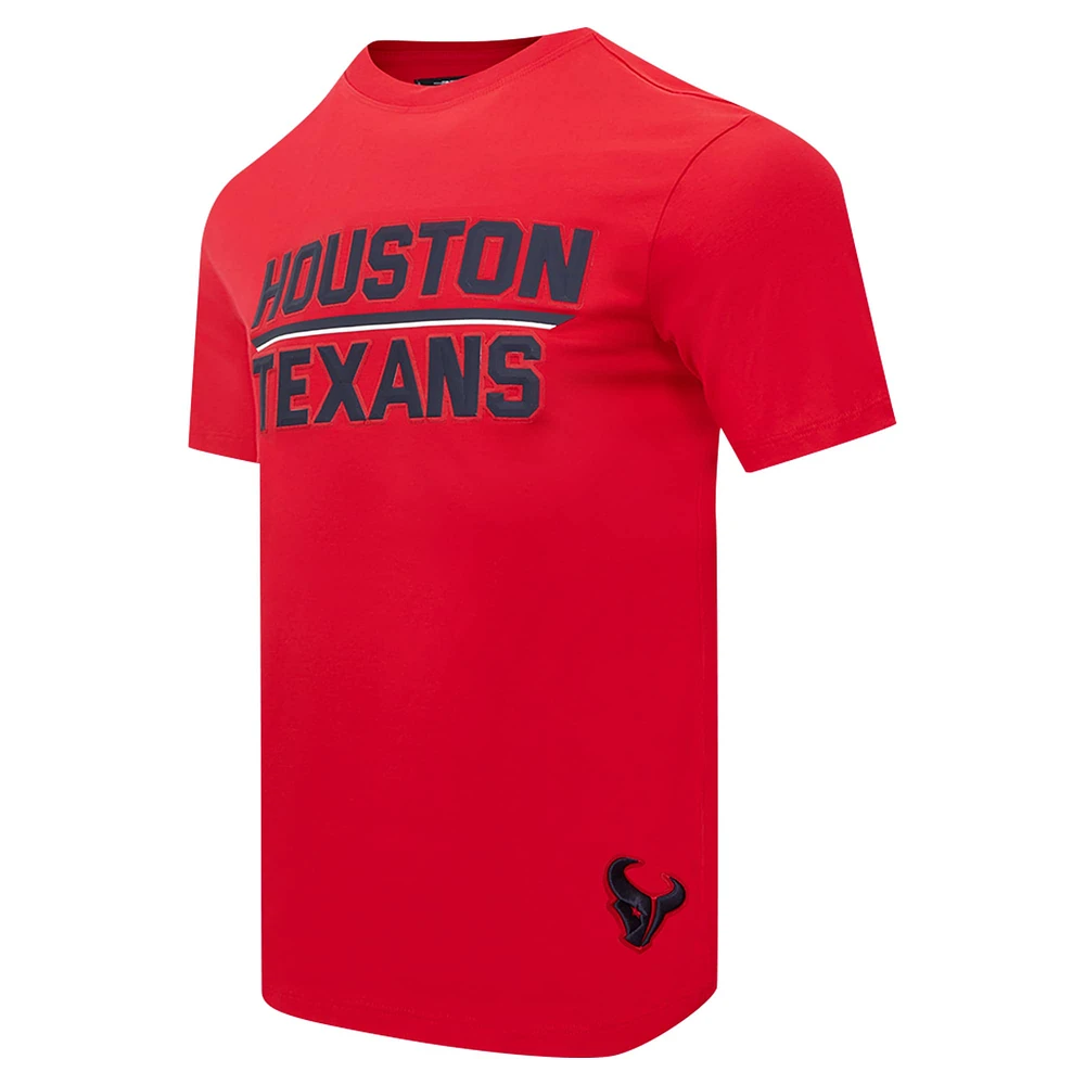 Men's Pro Standard Red Houston Texans Alternate Logo T-Shirt