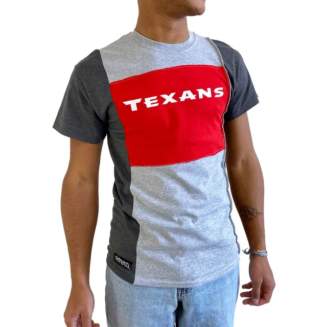 Lids Houston Texans Refried Apparel Sustainable Upcycled Split T-Shirt -  Navy/Red