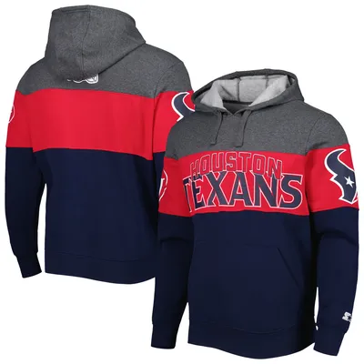 Nike Navy Houston Texans Sideline Coach Short Sleeve Hoodie