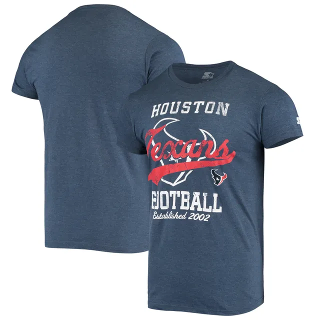 Lids Houston Texans Starter Blitz T-Shirt - Heathered Navy