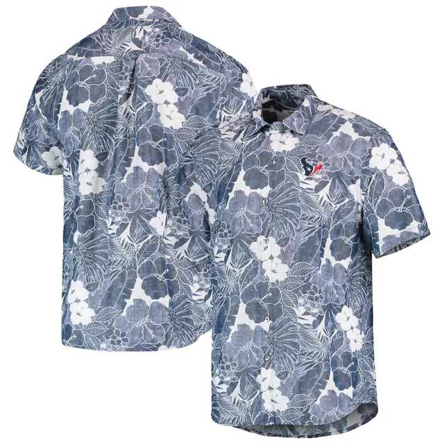 Houston Texans NFL Mens Floral Button Up Shirt