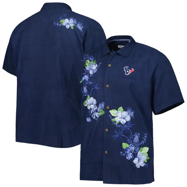 Men's Tommy Bahama Navy Dallas Cowboys Tidal Kickoff Camp Button-Up Shirt