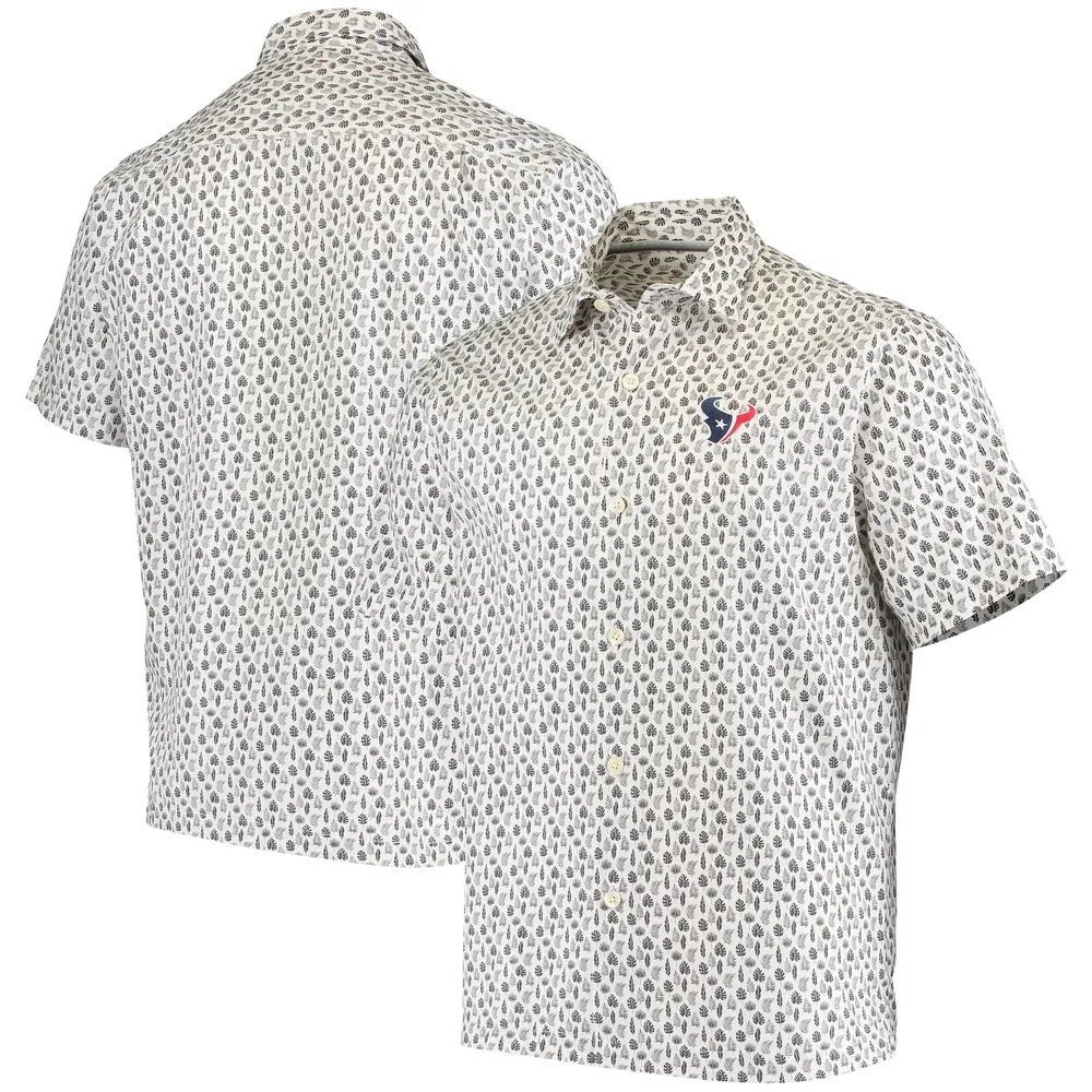 Tommy Bahama Men's Tommy Bahama White Houston Texans Baja Mar Woven  Button-Up Shirt