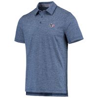 Men's Vineyard Vines Navy Houston Texans Destin Stripe Sankaty Polo