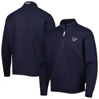 Women's Vineyard Vines Navy Tennessee Titans Sankaty Shep Half-Zip Pullover Top Size: Large