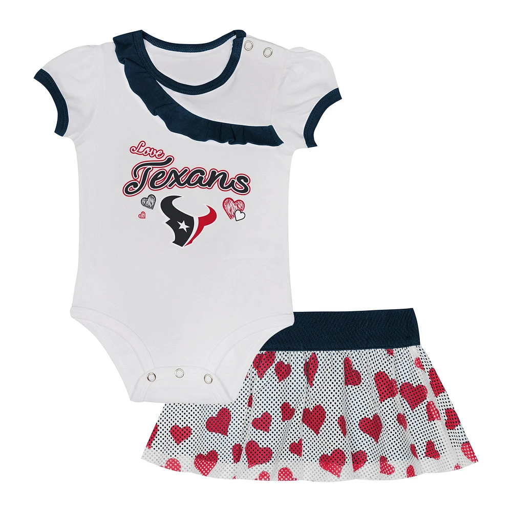 Newborn & Infant Houston Texans Love My Team Bodysuit Skirt Set