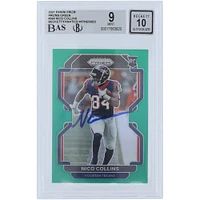 Nico Collins Houston Texans Autographed 2021 Panini Prizm Prizm #360 Beckett Fanatics Witnessed Authenticated /10 Rookie Card