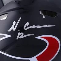 Nico Collins Houston Texans Autographed Riddell Speed Authentic Helmet