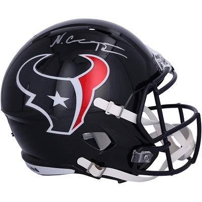 Nico Collins Houston Texans Autographed Riddell Speed Replica Helmet