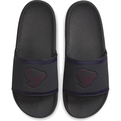 Houston Texans Nike Off-Court Wordmark Slide Sandals