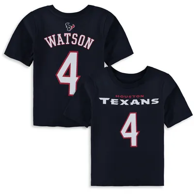 Deshaun Watson Houston Texans Preschool Mainliner Name & Number T-Shirt - Navy