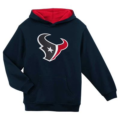 Sweat à capuche bleu marine préscolaire Houston Texans Prime