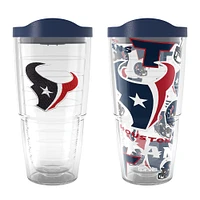 Tervis  Houston Texans NFL 2 Pack Allover & Emblem