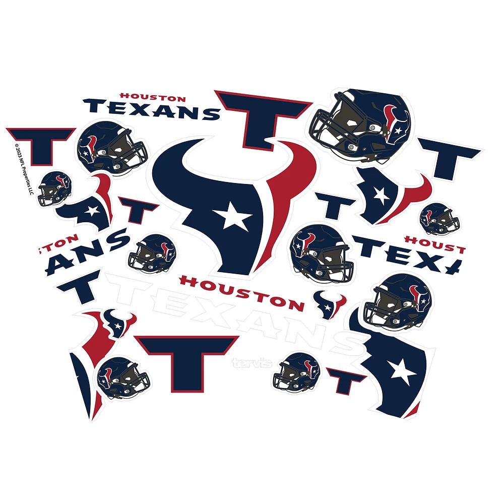 Tervis Houston Texans NFL Lot de 2 allover et emblème