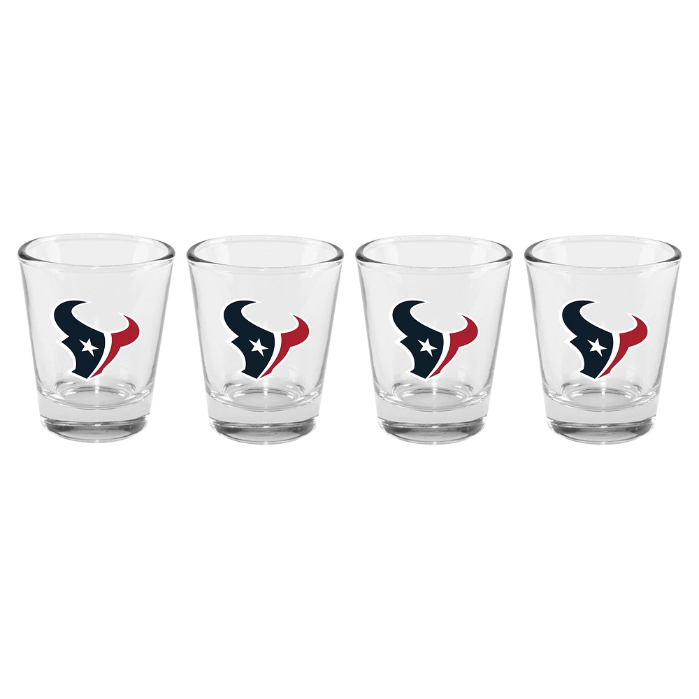 The Memory Company Houston Texans 4-Pack 2oz. Ensemble de verres à shot