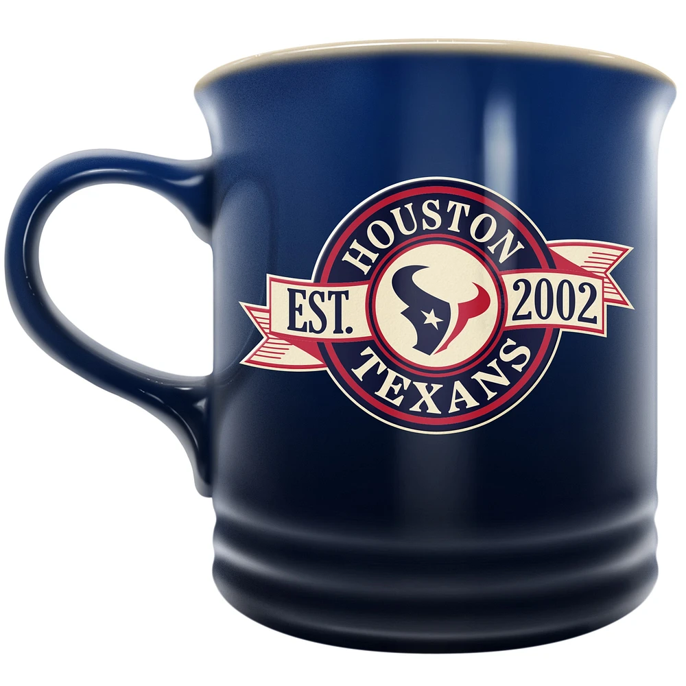 Le Sports Vault Houston Texans 14 oz. Tasse en grès