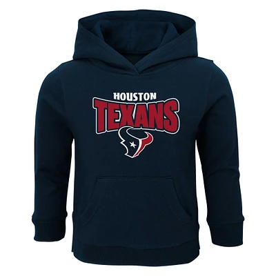 Toddler Navy Houston Texans Draft Pick Pullover Hoodie