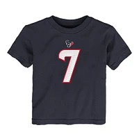 Toddler Nike C.J. Stroud Navy Houston Texans Player Name & Number T-Shirt