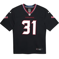 Maillot de match Nike Dameon Pierce des Houston Texans, bleu marine, pour tout-petit