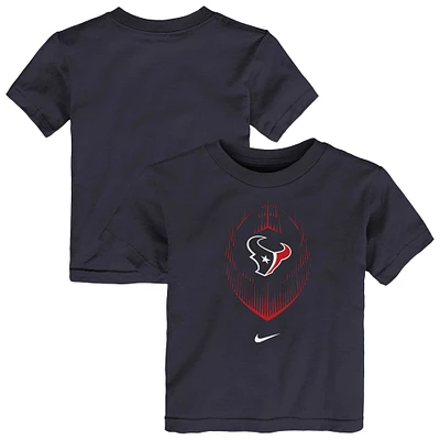 T-shirt Nike bleu marine Houston Texans Legend Icon Performance pour tout-petit