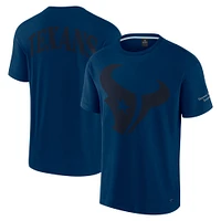 T-shirt unisexe emblématique des Texans de Houston la marque Fanatics Navy