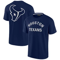 Unisex Fanatics Navy Houston Texans Elements Super Soft Short Sleeve T-Shirt