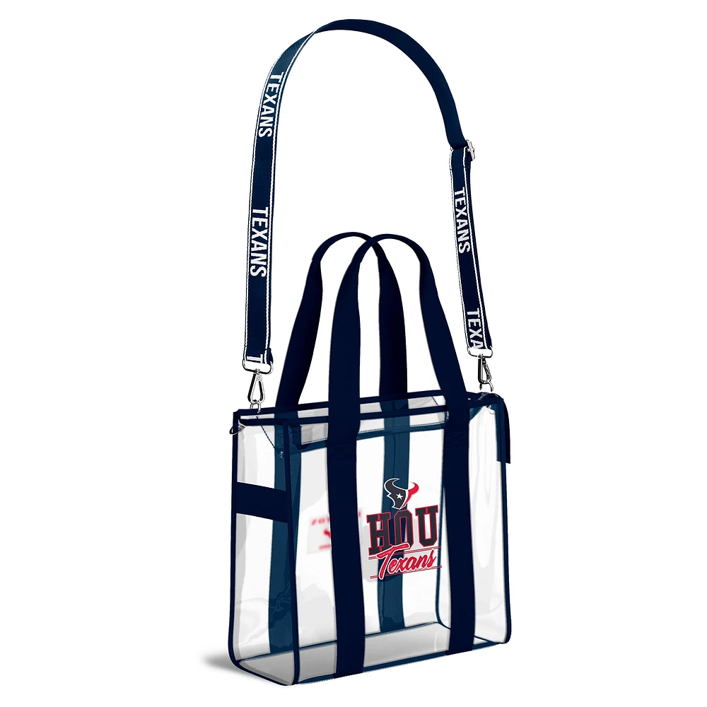 WEAR by Erin Andrews Houston Texans Stadium Tote Bag with Team Color Trim