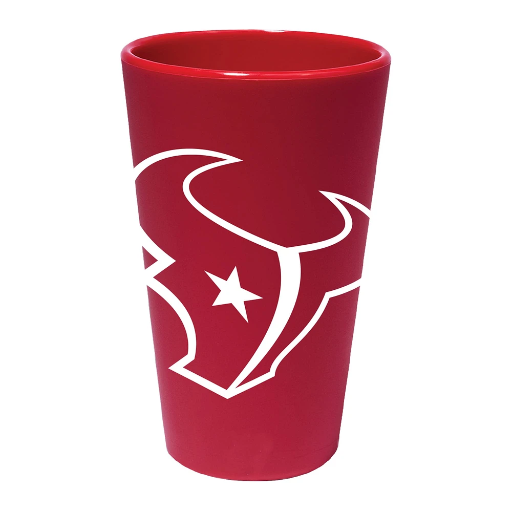 WinCraft Houston Texans 16oz. Team Color Silicone Pint Glass