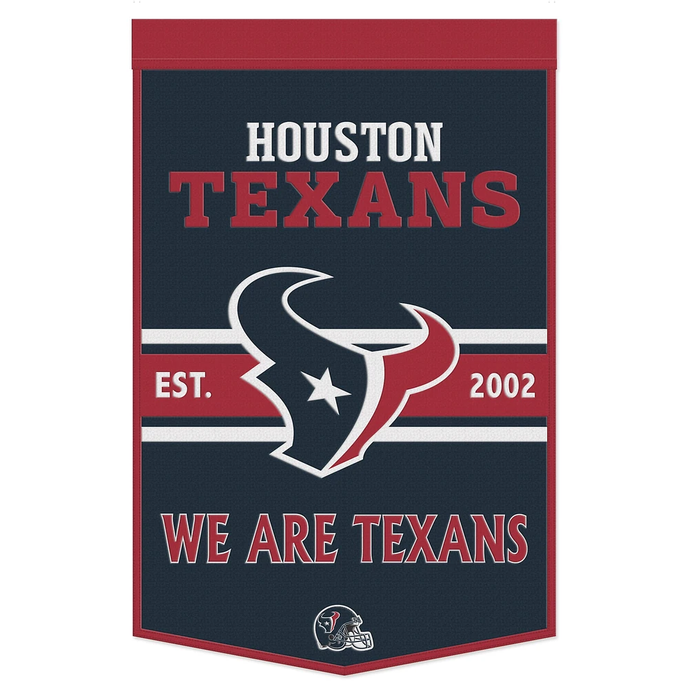 WinCraft Houston Texans 24" x 38" Slogan Banner