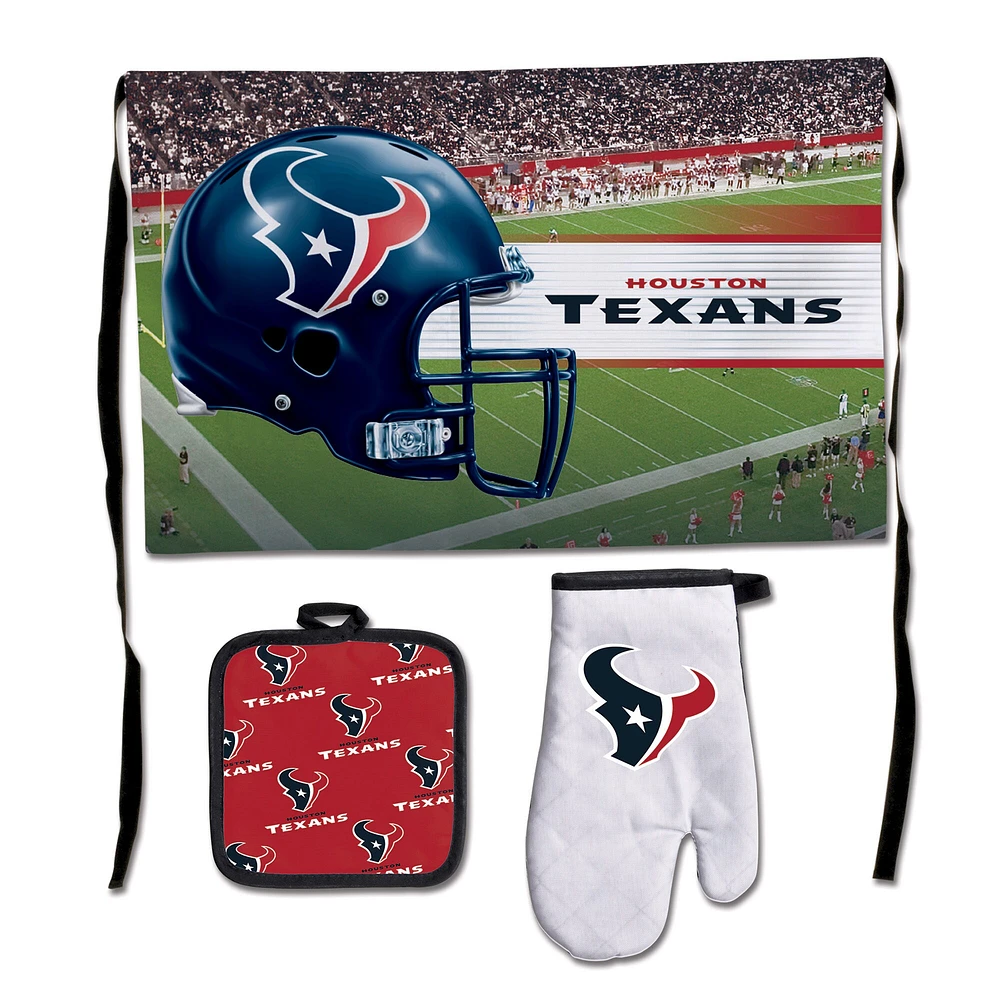 Ensemble de barbecue 3 pièces WinCraft Houston Texans