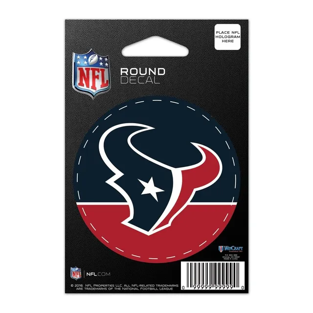 Houston Texans Official NFL 4 inch x 4 inch Decal by WinCraft