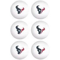 Houston Texans Table Tennis Ball 6-Pack  Houston texans, Nfl houston  texans, Table tennis