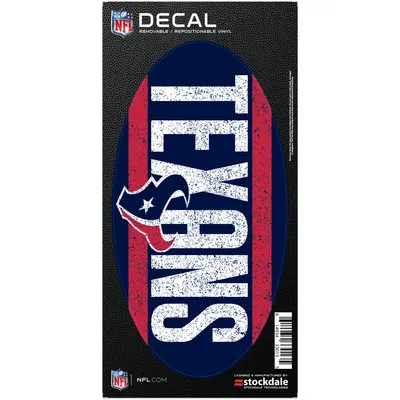 Houston Texans WinCraft 6'' x 12'' All Surface Decal